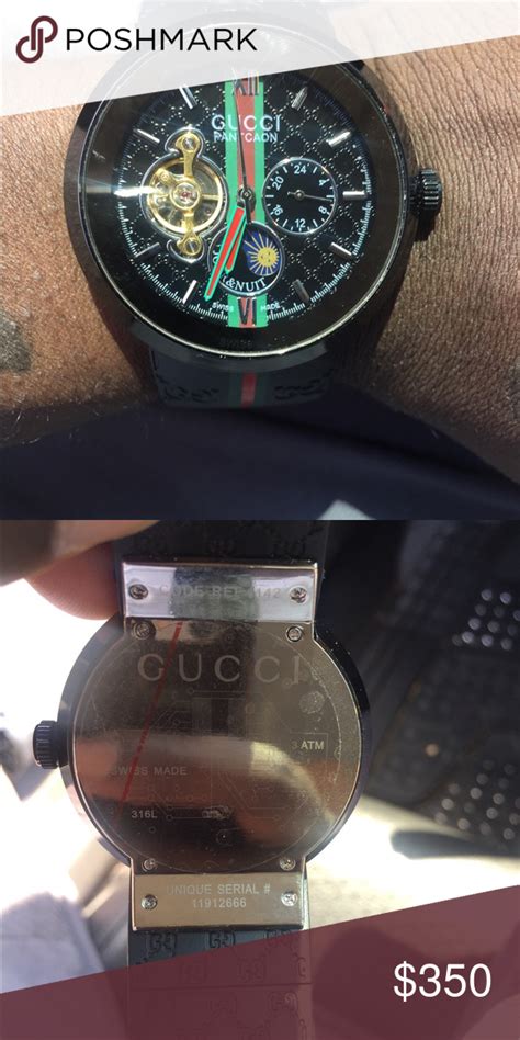 gucci fake watch japan made|check gucci watch serial number.